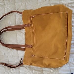Madewell canvas transport tote